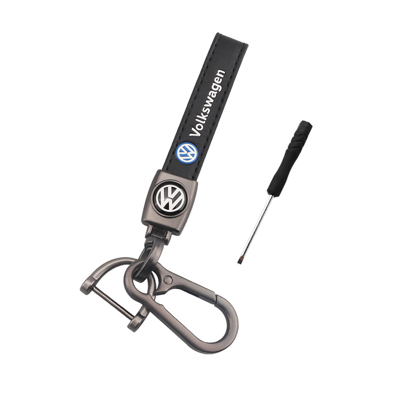 [드립 고무 가죽 키 체인]-폭스 바겐