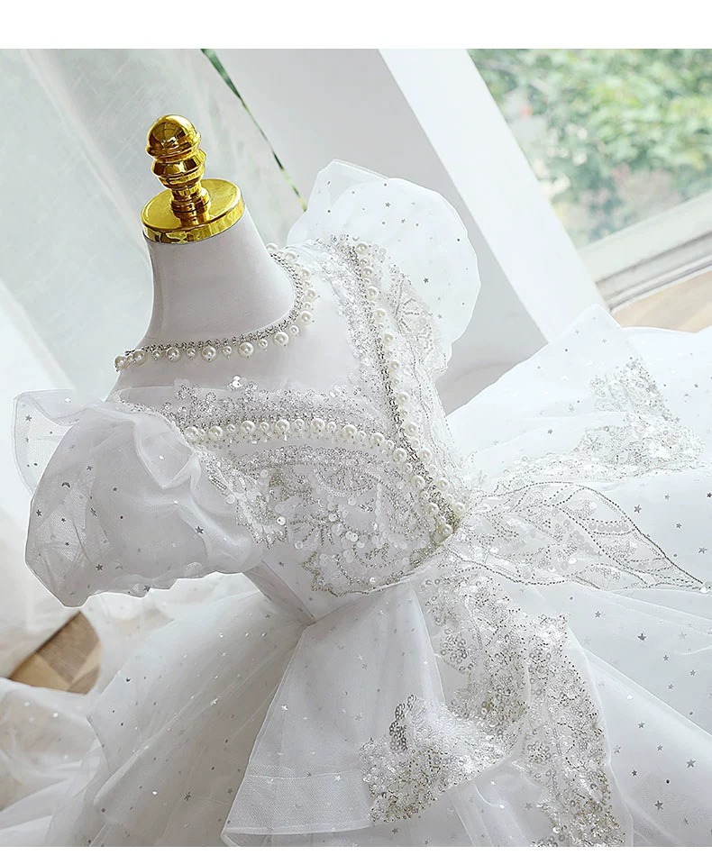 株式会社豊作] ウエディングドレス イリュージョンネック ベルスリーブ