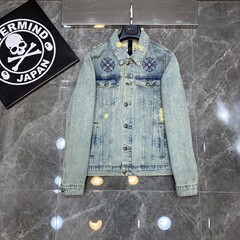 24SS CHバック重工業刺繍馬蹄模様工芸カウボーイコートカップル金クロスボーダー専用