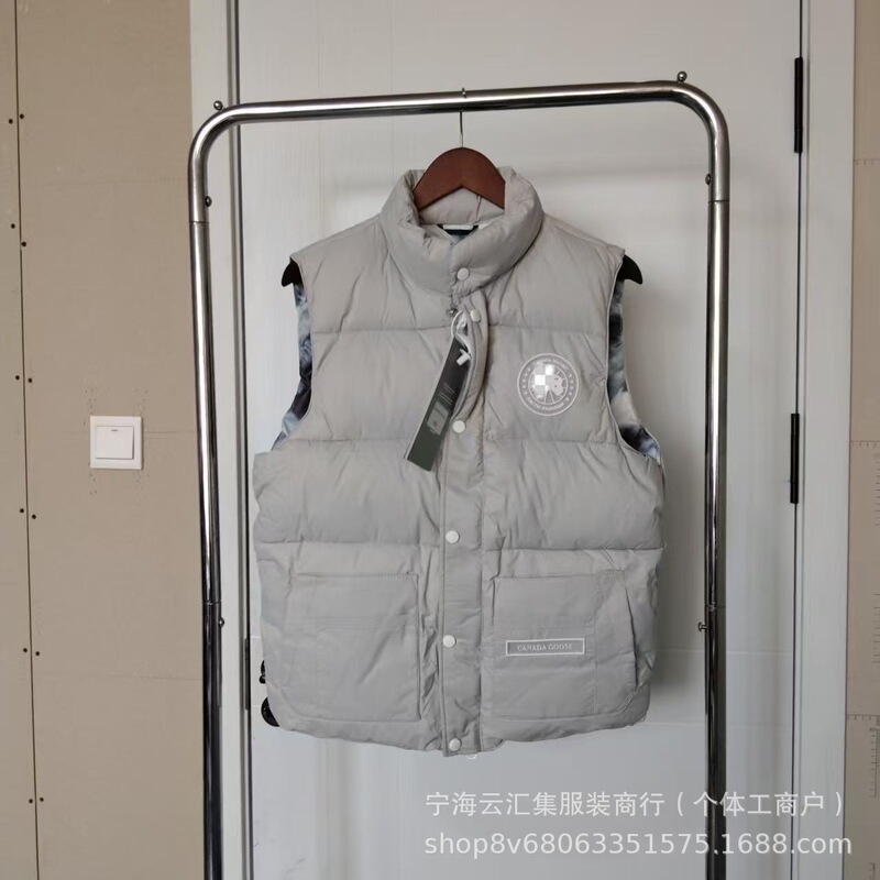 外贸欧美大鹅冰川马甲加拿大同款白标情侣款百搭保暖外套羽绒背心|undefined
