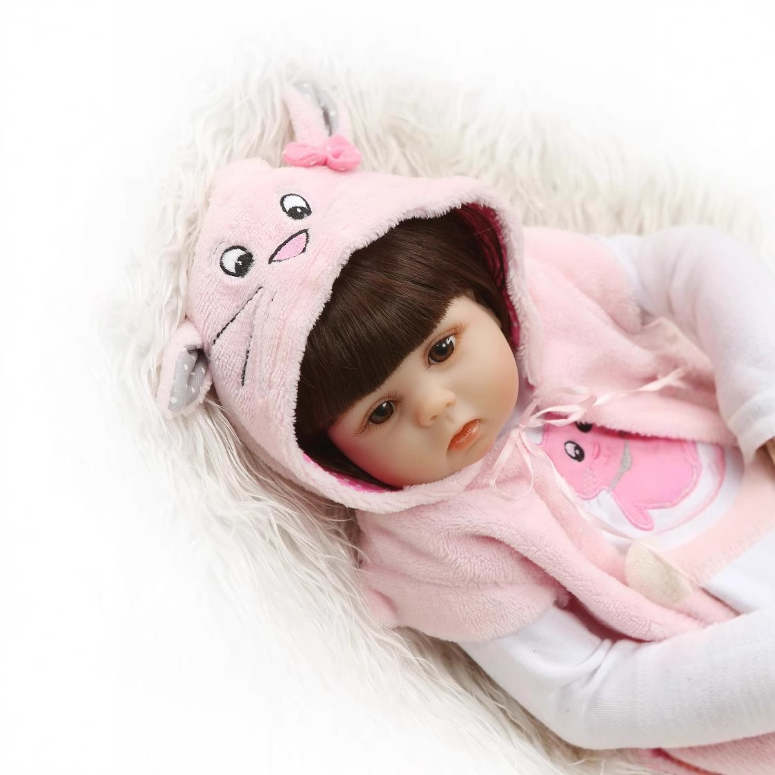 NPK colección simulación pegamento completo Muñeca puede Bañeras acompañar juguetes jugar familia Juguetes