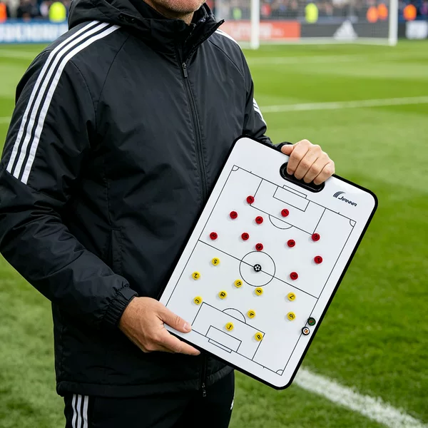 Professional portable handheld football tactical board, magnetic, thickened, double-sided, full-field and half-field, for professional coaches to use for instruction