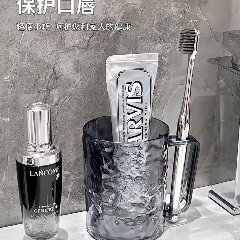 歯ブラシカップ、氷河カップ、軽くて高級感のあるバスルーム用ウォッシュカップ、家庭用シンプルで持ち運びに便利な高級感のある歯磨きカップ、うがい用カップ|undefined
