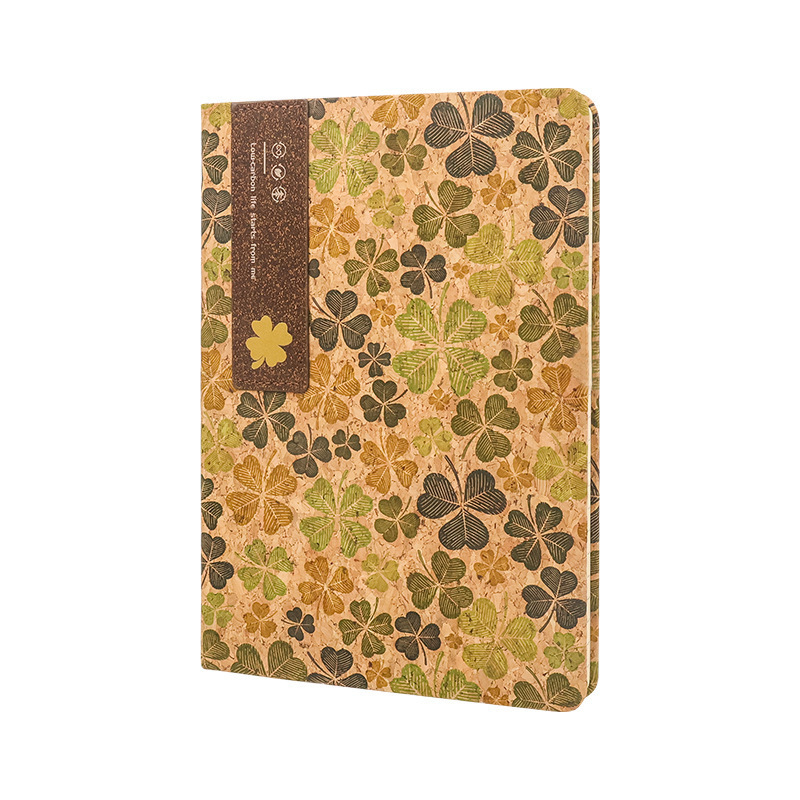 Nuevo comercio exterior cuaderno de protección ambiental corcho residuos de café turismo conmemorativo cuaderno de mano al por mayor cuaderno A5