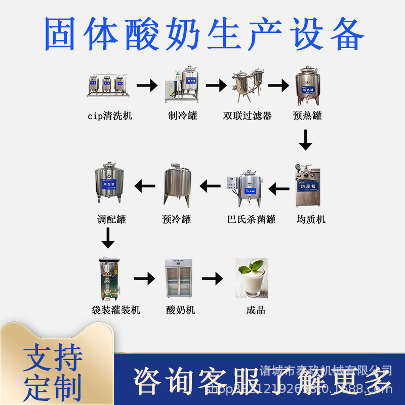 希腊酸奶全套加工设备凝固型酸奶设备复原乳酸奶生产线牦牛奶设备