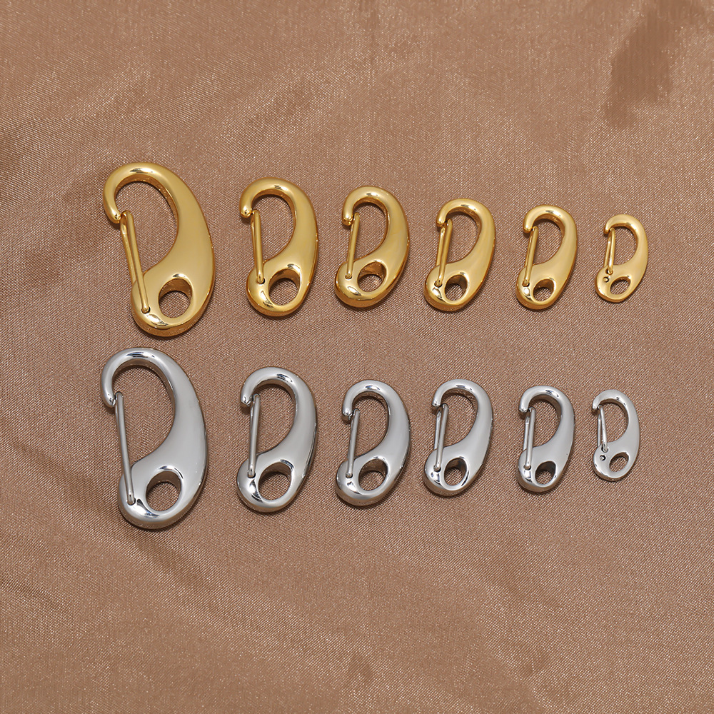 16g Weight 5 PCS/Package 16mm 304 Stainless Steel Geometric Polished Jewelry Buckle