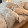 Rose under the Moon-Khaki [Skin-friendly and soft, suitable for sleeping naked]