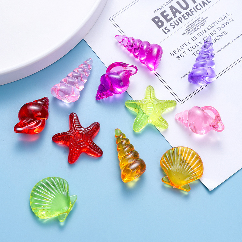 Marine transparent acrylic beads for amusement parks