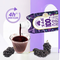 Bao Sang Yuan 100% NFC Mulberry Juice*12 Bottles (330ml each) - Small Carton Convenient Packaging Wholesale Beverage