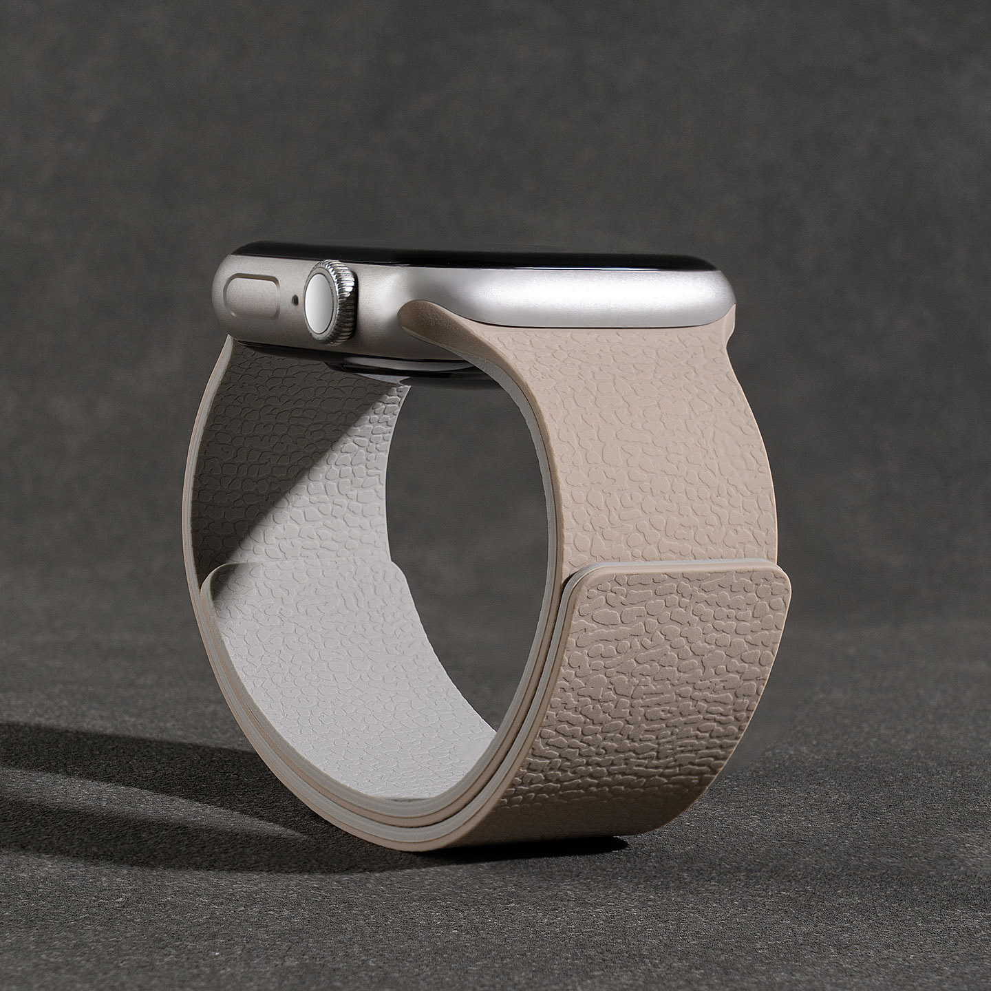 Té de leche con roca blanca