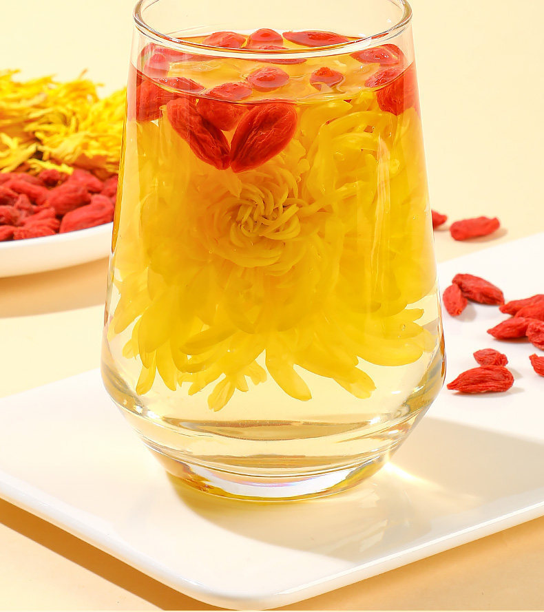 Chrysanthemum & Goji Berry Tea (Jin Si Huang Ju + Gou Qi Zi) — 10 Individually Wrapped Herbal Tea Bags specifications