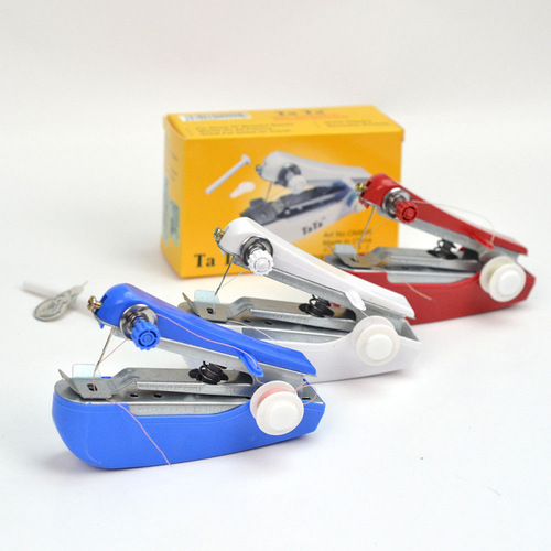 Manual Mini Sewing Machine Spring Come Creative Sewing Machine, Travel-Pocket Outdoor Sewing Machine