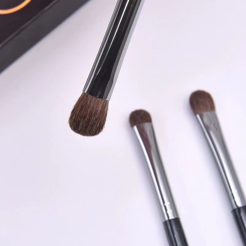 3 cepillo de sombra de ojos de caballo, cepillo de maquillaje portátil, cepillo de maquillaje de ojos, detalle de cepillo, herramientas de maquillaje al por mayor
