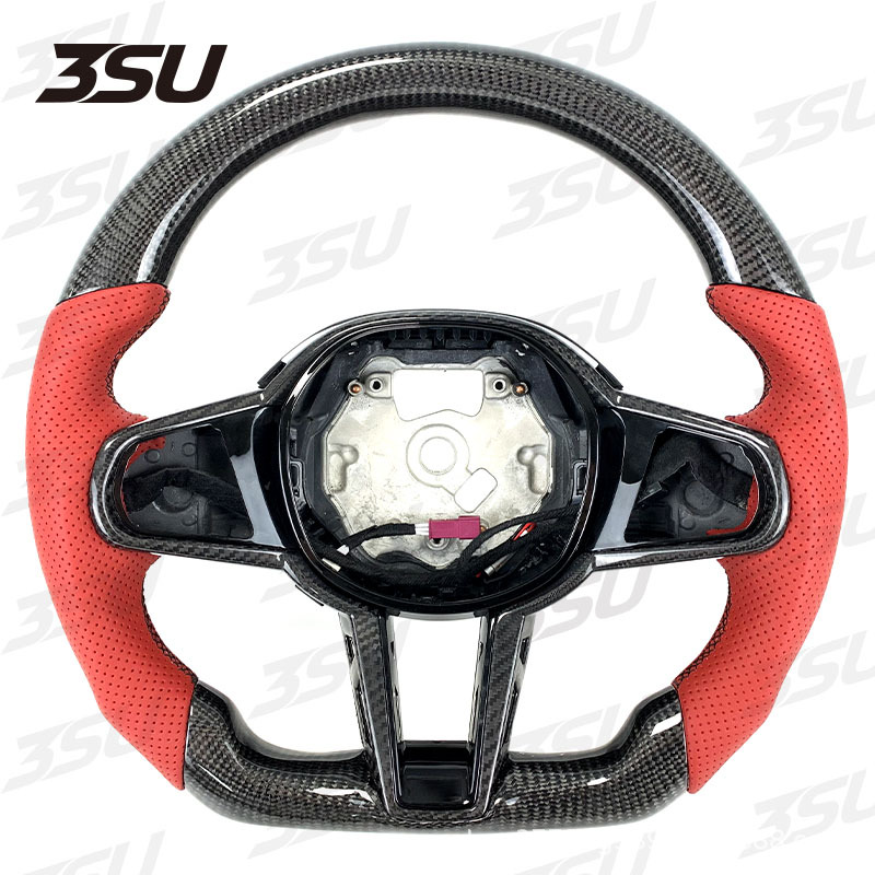 Suitable for Bmw's New Cs g Series M3 M4 M5 m Sports Modified Leather Carbon Fiber Steering Wheel