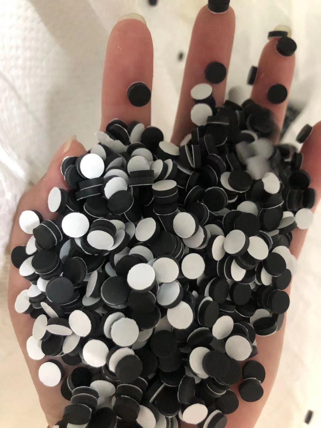 Almohadilla para pies de vidrio, granulada de silicona hemisférica, silenciador de muebles, granulada de silicona anticolisión, almohadilla para pies transparente, granulada de silicona autoadhesiva 6 diámetro 8