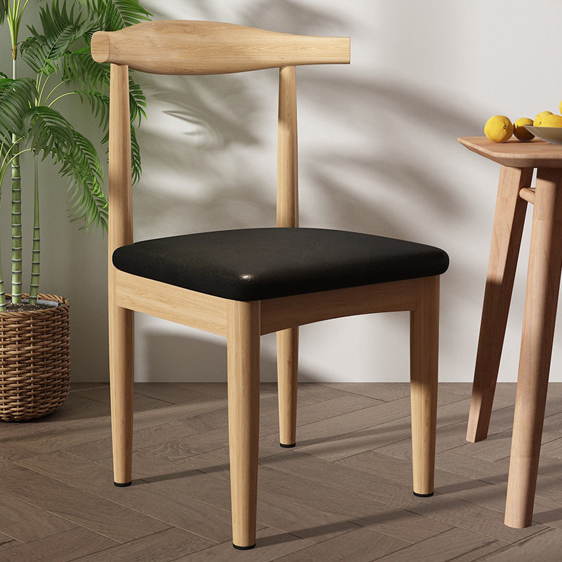 Fraxinus mandshurica 블랙 PU 앉아 경적 의자 [홈]]