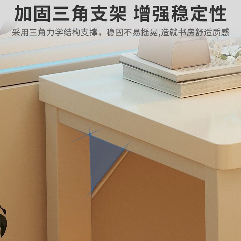 转角电脑桌竞桌双人书桌台式家用桌子组合书架卧室拐角办公桌|undefined