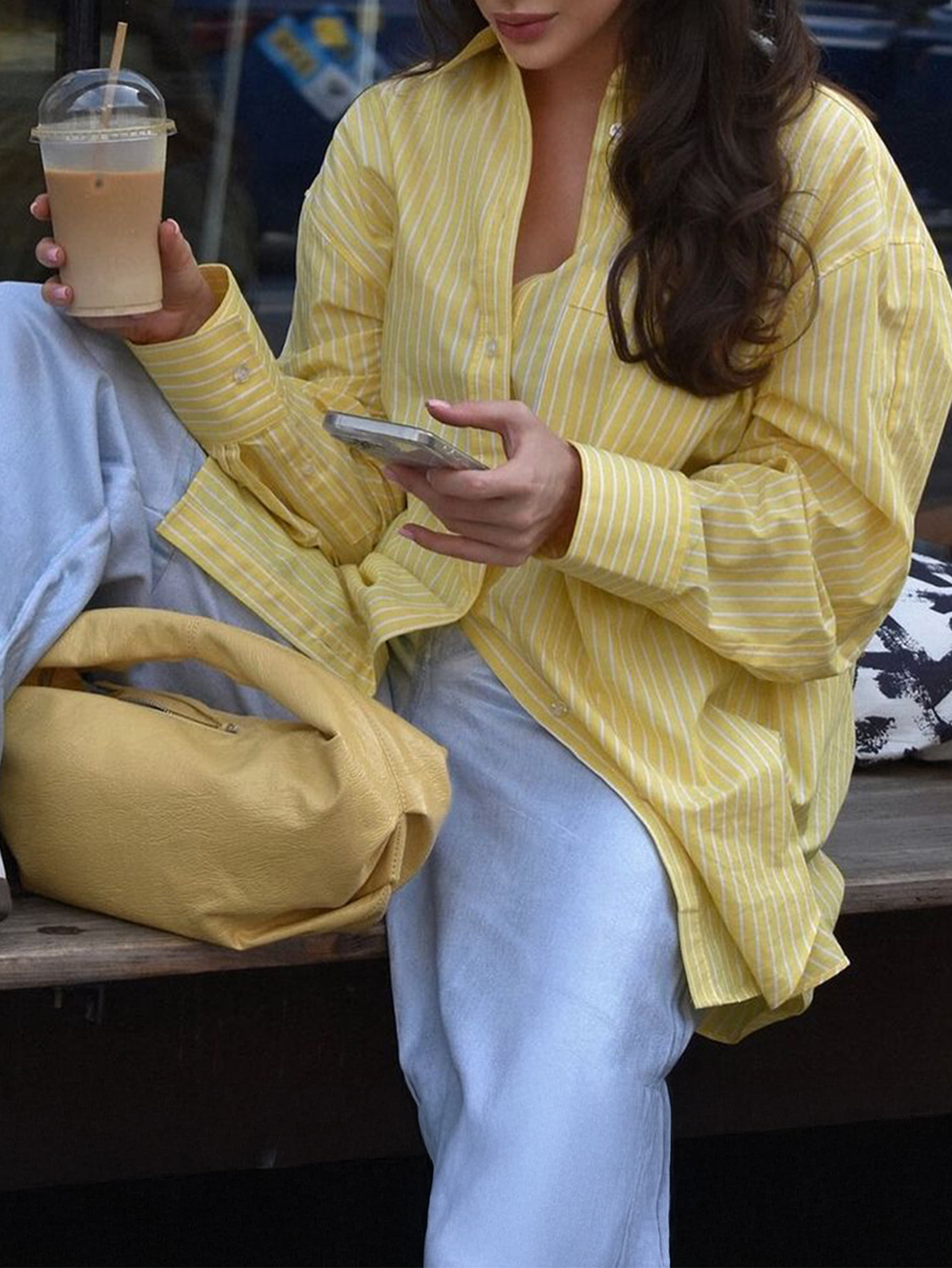 Wholesale Women's Simple Style Stripe Long Sleeve Blouses display picture 1