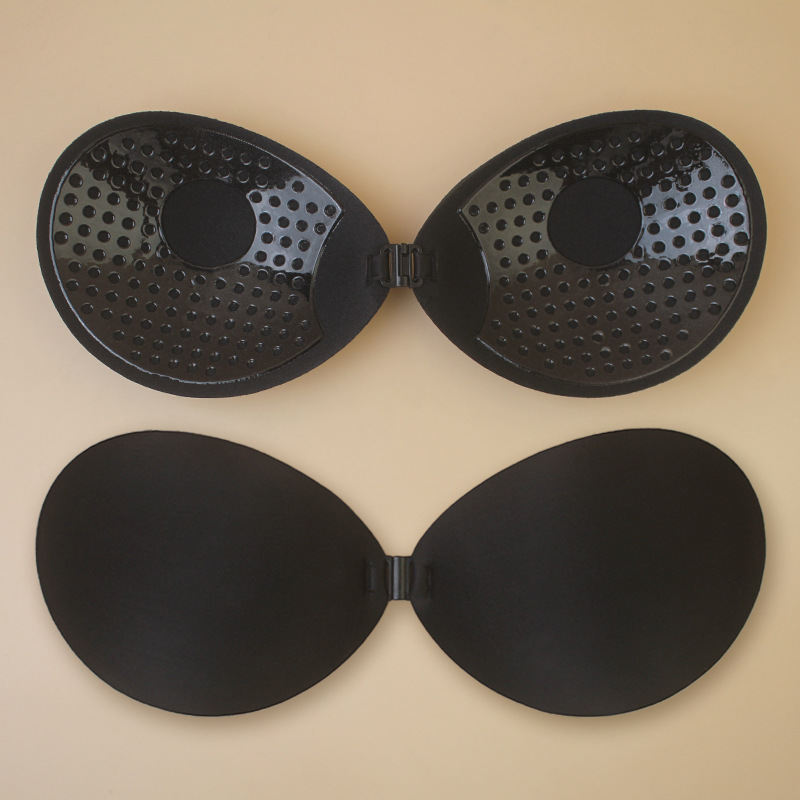 Traje de baño de sujetador invisible de copa redonda transpirable push-up transfronterizo con pegatinas de pecho de sujetador de silicona de boda pegatinas de pecho