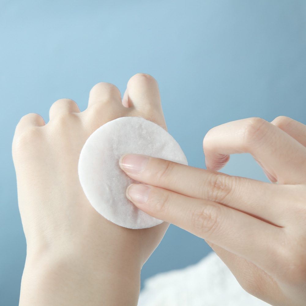 Algodón transfronterizo suave belleza algodón AB doble cara espesar redondo algodón limpiador de maquillaje desechable al por mayor algodón limpiador