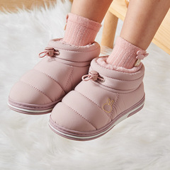 Children's cotton slippers, cute and warm in winter, boys and girls home cotton slippers and baby snow boots drop shipping