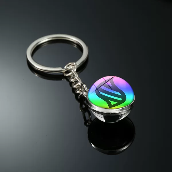 Pokemon Mega Evolution Super Charizard Salandit 20mm Double-Sided Ball Keychain Wholesale