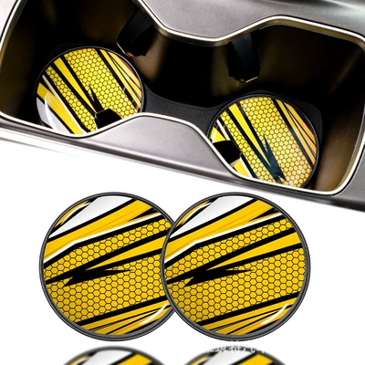 universal racing-style car modification — Anti-slip mat - unbranded-wasp-blade-2pcsset-white-bagged