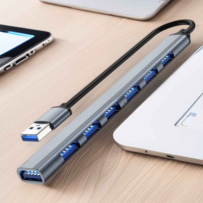 USB-хаб «один к семи» для компьютеров, ноутбуков и настольных ПК, док-станция Type-C, адаптер-расширитель, многопортовая док-станция