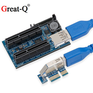 PCI-E 1X���L���Dpcie�p��4X�D�Ӿ�PCI-E�Uչ���W���p�ӿ����L��
