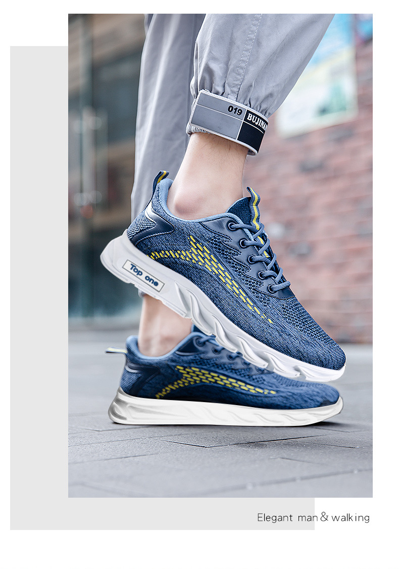 Ddy Schuhe Grenzüberschreitender Außenhandel Fliegendes Weben Atmungsaktive Casual Fashion Low Top Air Cushion Herren Trendy Schuhe Sportschuhe Großhandel_voghion.com