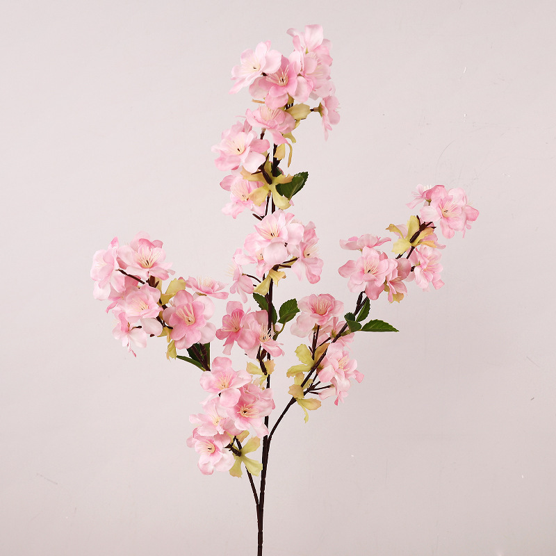 Simulación transfronteriza flor de melocotón flor de cereza flor de ciruela única flor de seda modelado decoración de árboles accesorios paisajísticos simulación flor de albaricoque