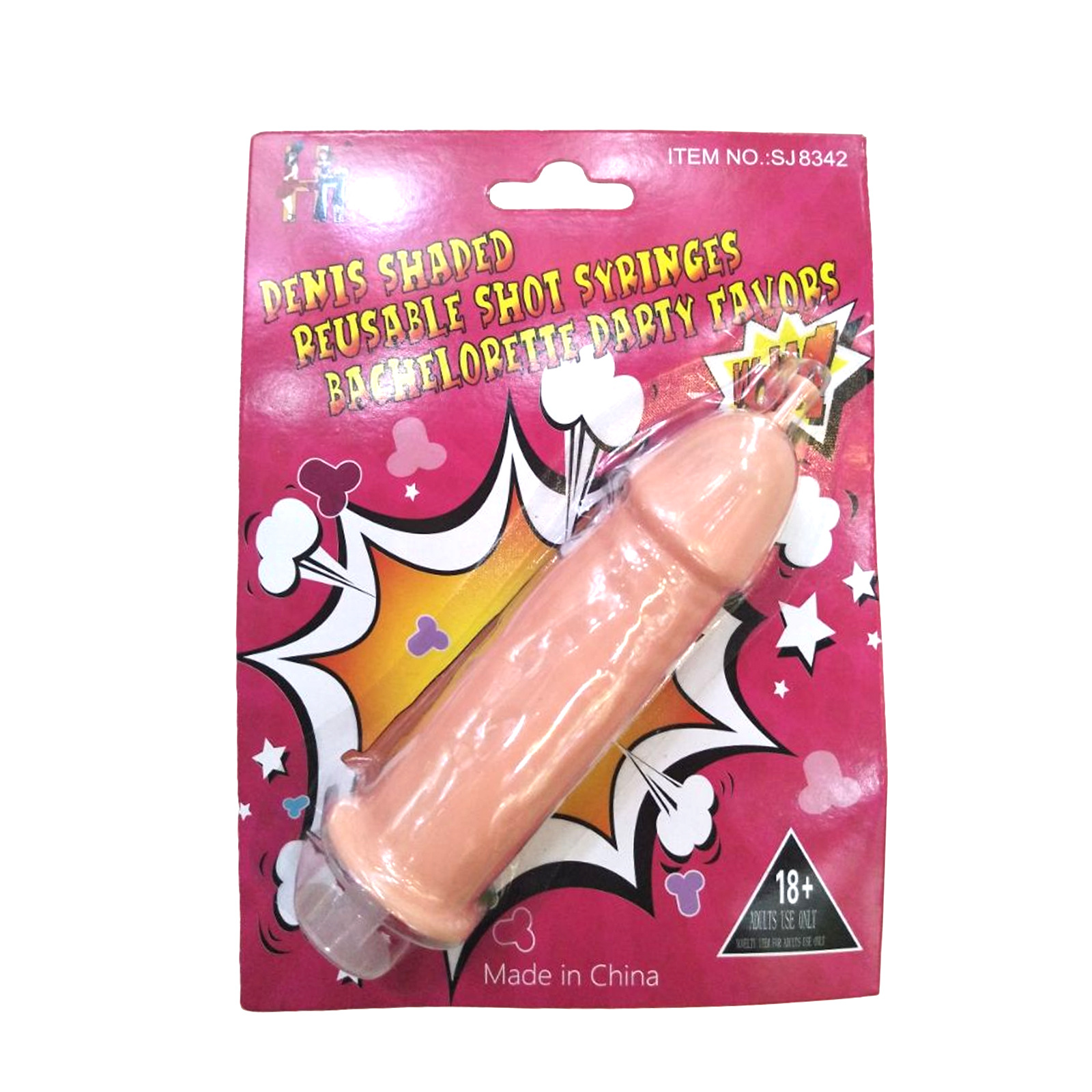 Tarjeta de succión para jeringa de pene SJ8342