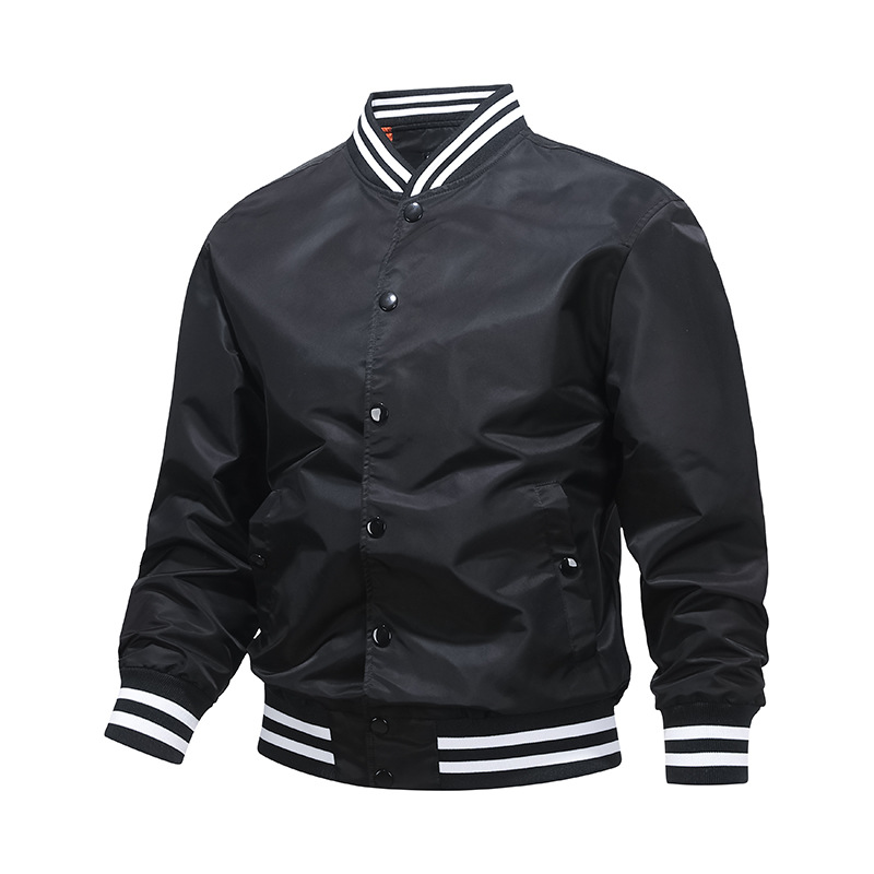 Algodón / color delgado chaqueta de piloto de béisbol hombre chaqueta de pareja chaqueta de trabajo de moda