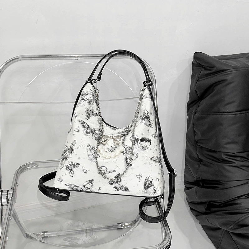 Capacious shoulder bag, universal backpack, high-end, for students