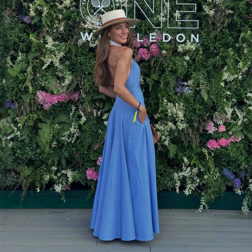 Summer New Arrival Women's Sleeveless High Waisted Slim Fit Dress Fashion Resort Style European American Design_ecoleips.com