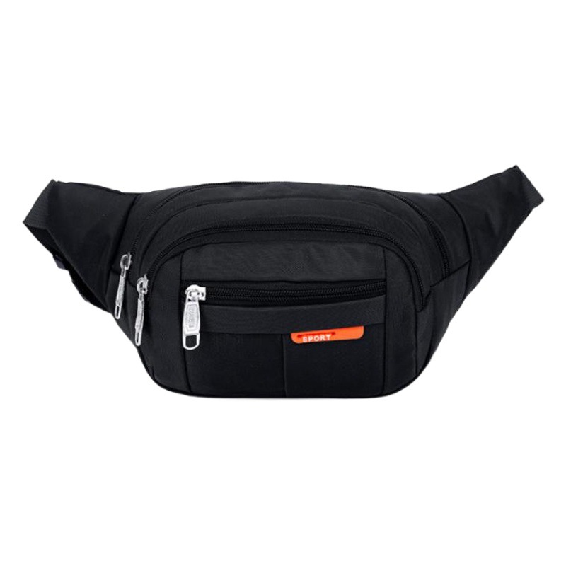 Leisure Oxford cloth waist bag women's leisure outdoor sports shoulder messenger bag large capacity multi-layer chest bag manufacturers wholesale
