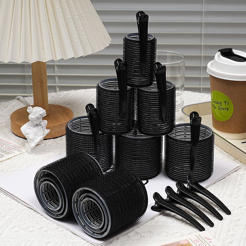 Extra Large Curling Barrel Set Air Bangs Curly Hair Fluffy Combination Artifact Eight-character Bangs Roller Clip Styling