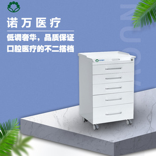 Tiance Medical Cold Rolled Steel Right Angle L5 Mobile Side Cabinet Dental Clinic Mobile Side Cabinet Storage Cabinet
