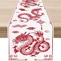 中国餐厅十二生肖厨房桌旗