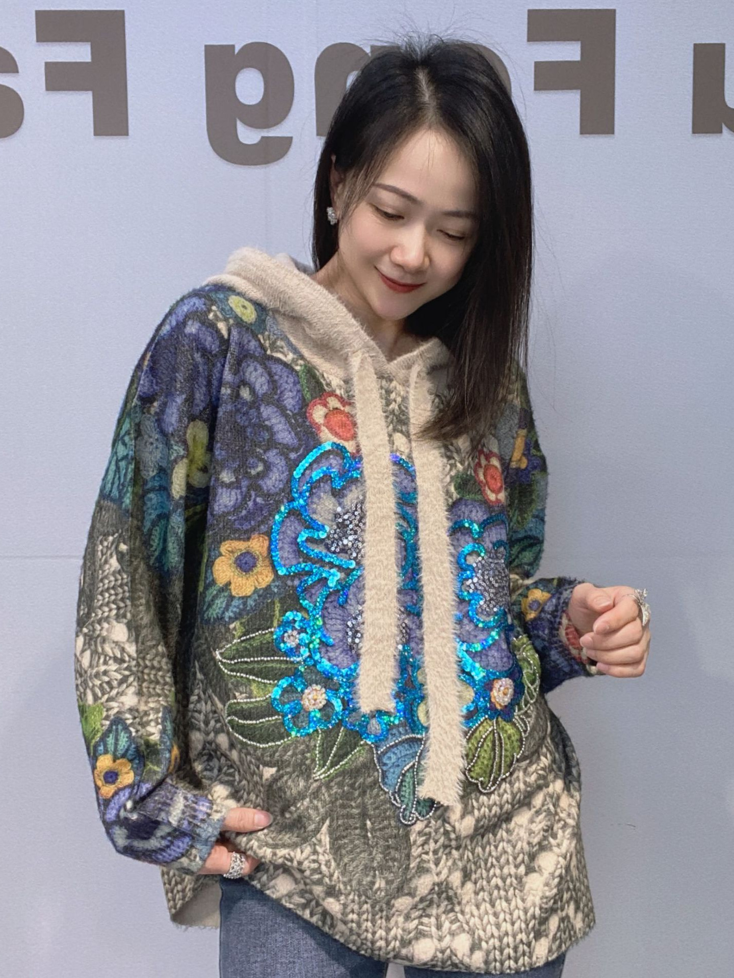Capacious winter waterproof sweater