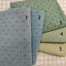 A042全棉先染布DIY手工布料水洗色织