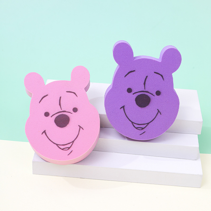 Puff plano de oso personalizado de fábrica, esponja de maquillaje sin látex de gran tamaño, cojín de aire, agua, más grande, venta al por mayor transfronteriza