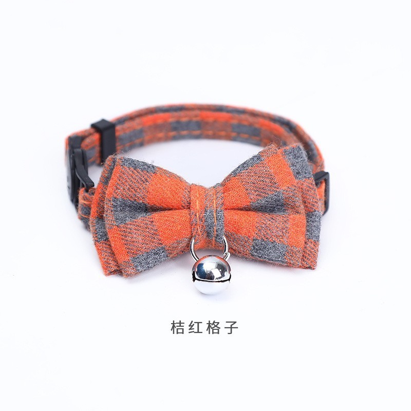 猫咪宠物项圈围脖项链四季小型犬饰品彩色柔软狗狗项圈宠物用品|undefined