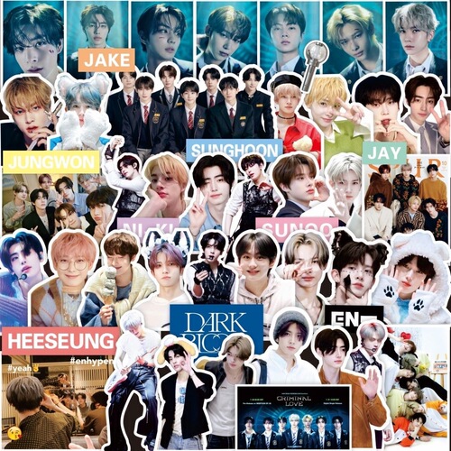 KPOP combination stickers Liang Zhenyuan Li Xicheng Jin Shanyu celebrity peripheral characters computer mobile phone case decoration stickers