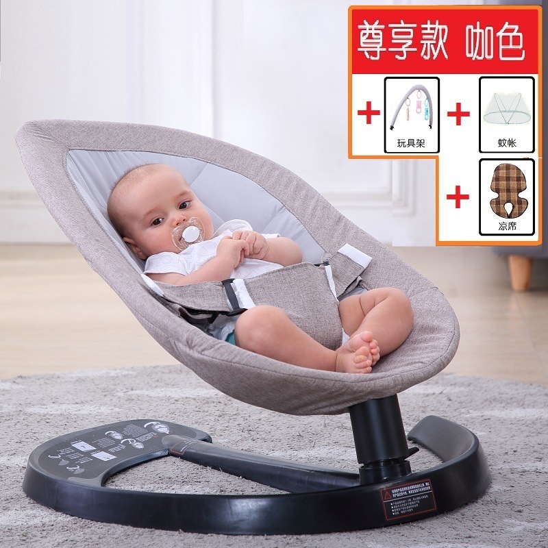 Cross-Border Baby Rocking Chair, Baby Coaxing Artifact, Baby Manual Rocking Chair, Newborn Cradle Soothing Chair Factory Wholesale