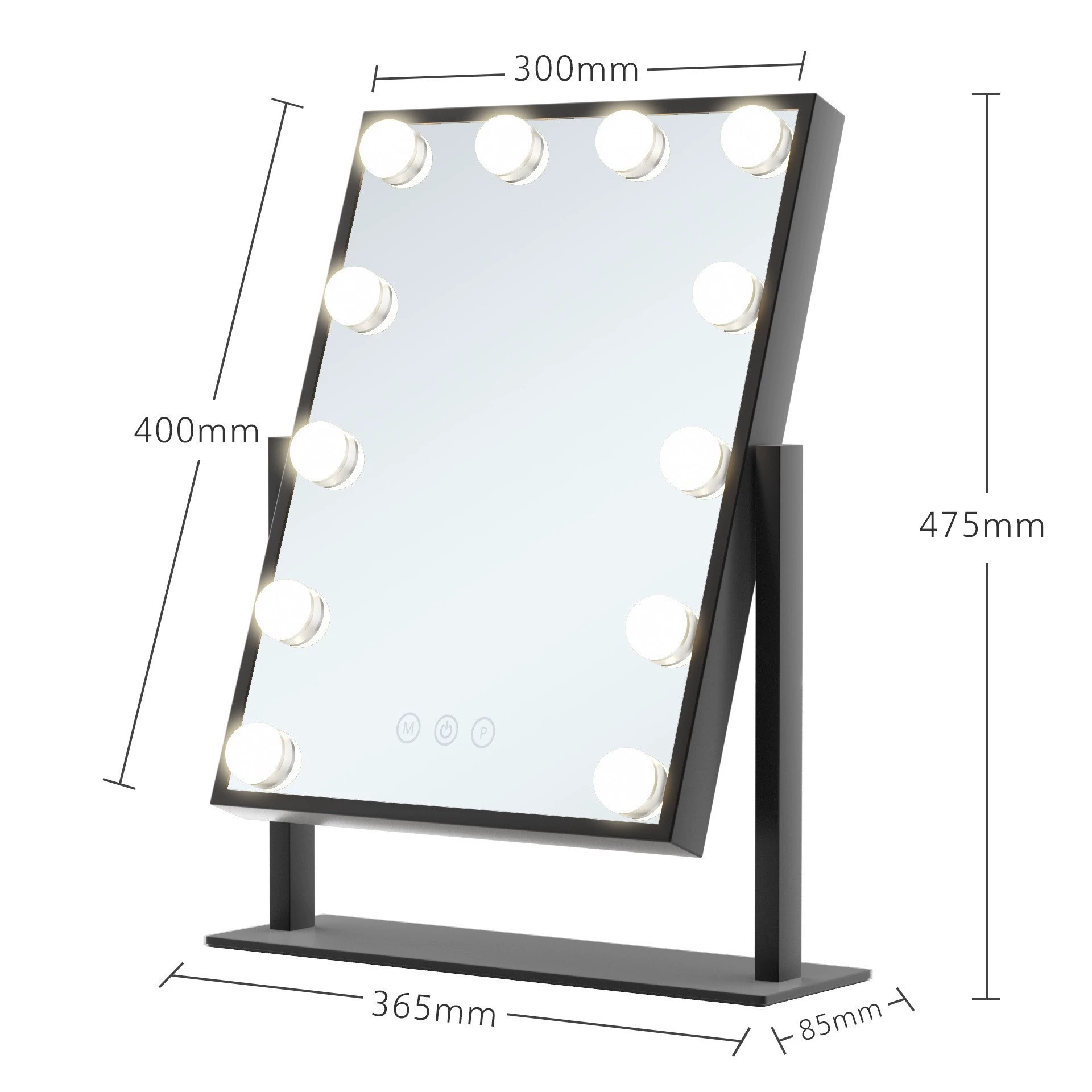 LED зеркало для макияжа с лампой, HD настольное зеркало для макияжа, голливудское зеркало на столе, LED затемнение, новинки дома