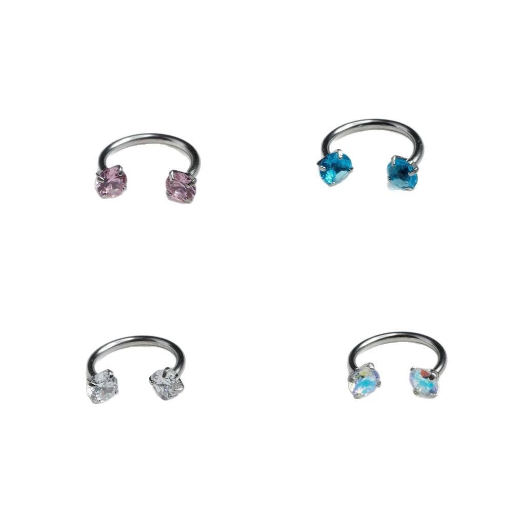 Б piercing с цирконием, без упоминания площадки