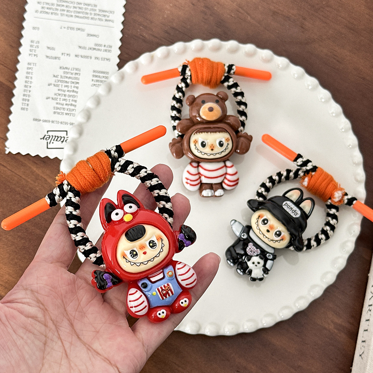 2025 nueva cuerda para el cabello coreana linda, banda de goma gruesa de alta calidad, lazo para el cabello para mujer, cuerda para el cabello duradera de alta elasticidad