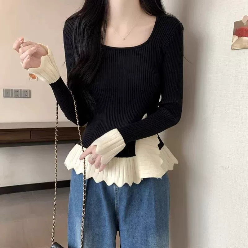 Spring autumn knitted sweater, 2025 years