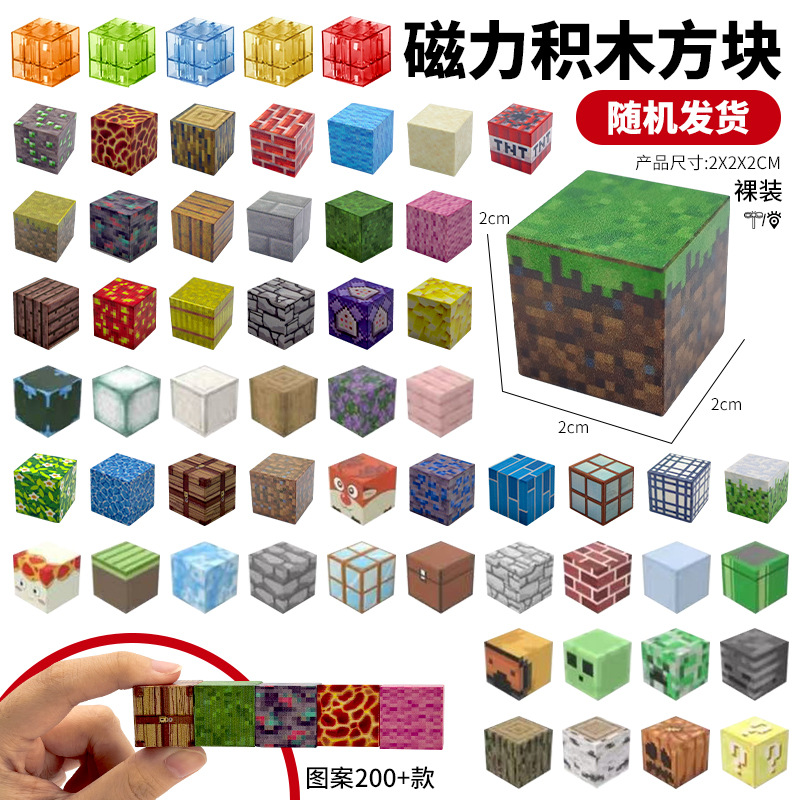 MC My World Magnetic Blocks Puzzle